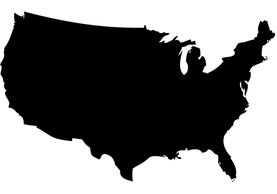 us-map-silhouette-vector